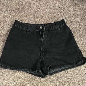 Classic Black Women's Denim Shorts